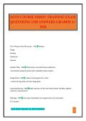 SGTS COURSE SSDEP&colon; TRAINING EXAM QUESTIONS AND ANSWERS GRADED A&plus; 2026