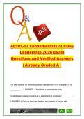 46101-17 Fundamentals of Crew Leadership &ndash; 20 Exam Questions & Answers on OSHA&comma; Safety&comma; Scheduling &vert; Construction Management Course