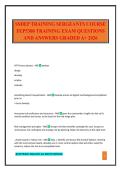 SSDEP TRAINING SERGEANTS COURSE FEP5300 TRAINING EXAM QUESTIONS AND ANSWERS GRADED A&plus; 2026