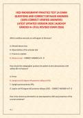 HESI RADIOGRAPHY PRACTICE TEST 1A EXAM QUESTIONS AND CORRECT DETAILED ANSWERS &lpar;100&percnt; CORRECT VERIFIED ANSWERS&rpar; LATEST UPDATED VERSION 2026 &vert;ALREADY GRADED A&plus; &lpar;FULL REVISED EXAM 2026&rpar;