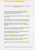 Google Search Ads Certification Questions and Answers &lpar;100&percnt; Correct  Answers&rpar; &vert; Latest 