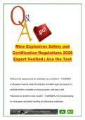 Mine Explosives Safety & Certification &ndash; 220 Exam Questions & Answers on Shotfirer Rules&comma; Storage&comma; Transport & Blasting Regulations &vert; Mining Safety 2026