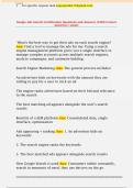 Google Ads Search Certification Questions and Answers &lpar;100&percnt; Correct  Answers&rpar; &vert; Latest