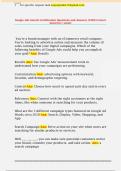 Google Ads Search Certification Questions and Answers &lpar;100&percnt; Correct  Answers&rpar; &vert; Latest