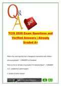 TCIS 2026 &ndash; 120 Exam Questions & Answers on Stress Model of Crisis&comma; Emotional First Aid & Life Space Interview &vert; Therapeutic Crisis Intervention