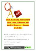 TCIS II Training Assessment 2026 &ndash; 140 Exam Questions & Answers on Stress Model&comma; Crisis Co-Regulation & ICSP &vert; Therapeutic Crisis Intervention II