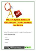 The TCIS System 2026 &ndash; 110 Exam Questions & Answers on Trauma-Informed Schools&comma; Stress Model & Life Space Interview &vert; Therapeutic Crisis Intervention
