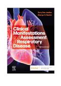 Clinical Manifestations & Assessment of Respiratory Disease &ndash; Test Bank 9th Edition by Terry Des Jardins and George G&period; Burton &ndash; comprehensive test bank