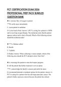 PCT CERTIFICATION EXAM 2026 PROFESSIONAL PREP PACK BUNDLED QUESTION BANK