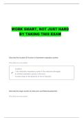 BIO 169 FINAL EXAM QUESTIONS AND CORRECT ANSWERS