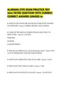 ALABAMA OTPS EXAM PRACTICE TEST 2026 TESTED QUESTIONS WITH CURRENT CORRECT ANSWERS GRADED A&plus;