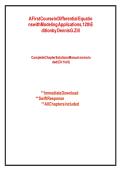 Solution Manual for A First Course in Differential Equations with Modeling Applications&comma; 12th Edition by Dennis G&period; Zill &vert; Complete Solutions &lpar;Ch 1-9&rpar;