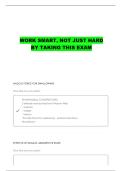 BIO 169 FINAL EXAM STUDY GUIDE QUESTIONS AND CORRECT ANSWERS