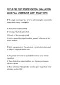 PHTLS PRE TEST CERTIFICATION EVALUATION 2026 FULL QUESTIONS WITH SOLUTIONS