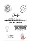 LME3701 Assignment 2 RESEARCH PROPOSAL &lpar;COMPLETE ANSWERS&rpar; Semester 1 2026 - DUE April 2026&semi; 100&percnt; Correct solutions and explanations&period; 