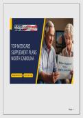 North Carolina Medicare Supplement and Long Term Care Exam Questions and Answers &lpar;100&percnt; verified Answers&rpar;2025&sol; 2026 &vert;Guaranteed Pass