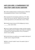 MATH 225N WEEK 5 COMPREHENSIVE TEST 2026 STUDY GUIDE SOLVED QUESTIONS