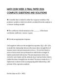 MATH 225N WEEK 5 FINAL PAPER 2026 COMPLETE QUESTIONS AND SOLUTIONS