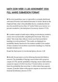 MATH 225N WEEK 5 LAB ASSIGNMENT 2026 FULL MARKS SUBMISSION FORMAT