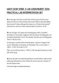 MATH 225N WEEK 5 LAB ASSIGNMENT 2026 PRACTICAL LAB INTERPRETATION SET
