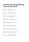 MATH 225N WEEK 5 LAB ASSIGNMENT 2026 STEP BY STEP DATA ANALYSIS