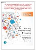 Test Bank forAccounting Information Systems&comma; Global Edition 15th Edition by Marshall Romney&vert;&vert;ISBN&colon;9781292353364