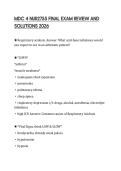 MDC 4 NUR2755 FINAL EXAM REVIEW AND SOLUTIONS 2026