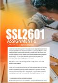 SSL2601 Assignment 1  Due 3 March 2026  - Distinction Guaranted  &lowbar;UNISA