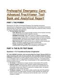 Prehospital Emergency Care 12th Edition &ndash; Elite Test Bank & Analytical Report &lpar;2026&sol;2027 Standards&rpar;