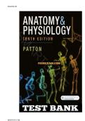 Test Bank for Anatomy & Physiology &lpar;includes A&P Online course&rpar;&colon; 10th Edition by Kevin T&period; Patton &vert;&vert;ISBN&colon;9780323529044