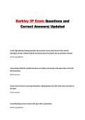 Barkley 3P Exam Questions and Correct Answers&vert; Updated