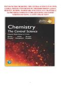 TEST BANK FOR CHEMISTRY&colon; THE CENTRAL SCIENCE IN SI UNITS&comma; GLOBAL EDITION 15TH EDITION BY THEODORE BROWN&comma; LEMAY&comma; BURSTEN&comma; MURPHY&comma; WOODWARD&comma; STOLTZFUS&vert; ALL CHAPTERS &lpar;1-24&rpar; PROVIDED&vert; COMPLETE GUIDE-QUESTIONS AND EXPERT VERIFIED SOUTIONS&colon; &vert; LATEST UPDATE NEW&excl;