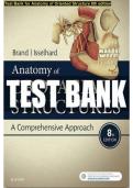 Test Bank for Anatomy of Orofacial Structures&colon; A Comprehensive Approach 8th Edition by Richard W&period; Brand&vert;&vert;ISBN&colon;9780323480239