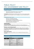 Nederlandse samenvatting Public Policy&period; Slides &plus; lessen &lpar;16&sol;20&rpar;