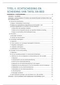 Samenvatting -  Personen &comma; familie en relatievermogensrecht