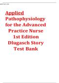 Test Bank for Applied Pathophysiology for the Advanced Practice Nurse&colon; &period; 1st Edition by Lucie Dlugasch &vert;&vert;ISBN&colon;9781284150452