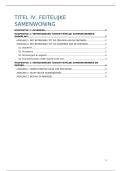 Samenvatting personen-&comma; familie- en relatievermogensrecht 2025-2026