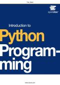 OpenStax Introduction to Python Programming &vert; Instructor Solutions Manual PDF