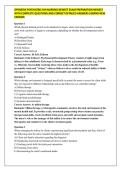 OPENSTAX PSYCHIATRIC MH NURSING NEWEST EXAM PREPARATION NEWEST WITH COMPLETE QUESTIONS AND CORRECT DETAILED ANSWERS&vert; BRAND NEW VERSION