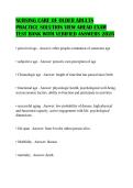 NURSING CARE OF OLDER ADULTS PRACTICE SOLUTION VIEW AHEAD EXAM TEST BANK WITH VERIFIED ANSWERS 2026NURSING CARE OF OLDER ADULTS PRACTICE SOLUTION VIEW AHEAD EXAM TEST BANK WITH VERIFIED ANSWERS 2026