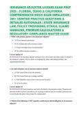INSURANCE ADJUSTER LICENSE EXAM 2026 &vert; HIGH-YIELD REVIEW & PASS-FIRST-ATTEMPT STRATEGY