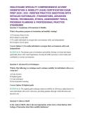 ACVREP O&M CERTIFICATION 2026 &vert; COMPLETE HEALTHCARE SPECIALTY REVIEW WITH PRACTICE QUESTIONS & PROGRAM PLANNING STRATEGIES