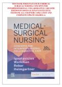 Test Bank for Medical-Surgical Nursing&colon; Concepts for Interprofessional Collaborative Care&comma; 10th Edition &mdash; Donna D&period; Ignatavicius &vert; Updated 2026 &vert; 100&percnt; Pass Guarantee
