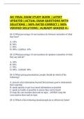 PACKAGE DEAL FOR AIC FINAL EXAM &vert; LATEST UPDATED &vert; ACTUAL EXAM QUESTIONS WITH SOLUTIONS &vert; 100&percnt; RATED CORRECT &vert; 100&percnt; VERIFIED SOLUTIONS &vert; ALREADY GRADED A &vert; 2 EXAMS