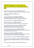 Wgu D027 Pathopharm Flashcards Exam Questions With Correct And Verified Answers 