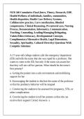 NUR 340 Cumulative Final &lpar;Intro&comma; Theory&comma; Research&comma; EBP&comma; Health&sol;Wellness of individuals&comma; families&comma; communities&comma; Health disparities&comma; Health Care Delivery Systems&comma; Collaborative practice&comma; Care coordination&comma; Blended competencies&comma; Clinical Reasoning&comma; Pt-center