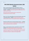 WGU D662 Objective Assessment &lpar;Latest  2026  Update&rpar; 