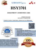 HSY3701 Assignment 1 &lpar;RESEARCH PROPOSAL&rpar; Semester 1 2026 &lpar;621129&rpar; - Due 23 March 2026