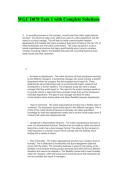 WGU D078 Task 1 with Complete Solutions&vert;Accurate&vert;Verified
