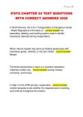 IFSTA CHAPTER 24 TEST QUESTIONS  WITH CORRECT ANSWERS 2026 